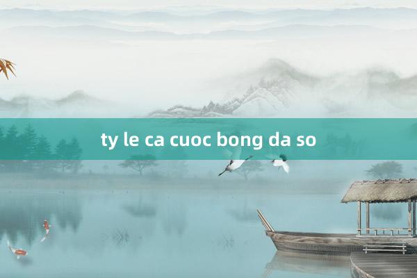 ty le ca cuoc bong da so